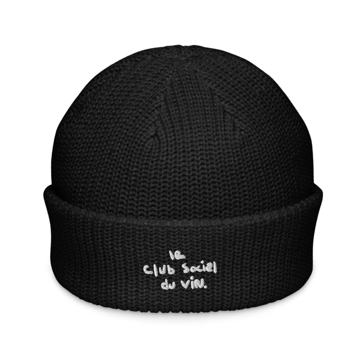 le club social du vin. beanie - Black - Cocktailored