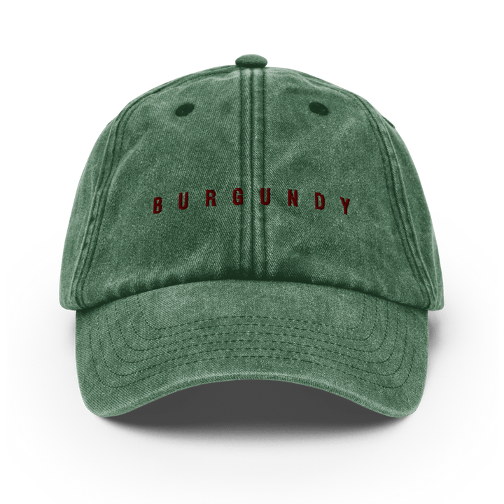 The Burgundy Vintage Hat - Vintage Bottle Green - Cocktailored