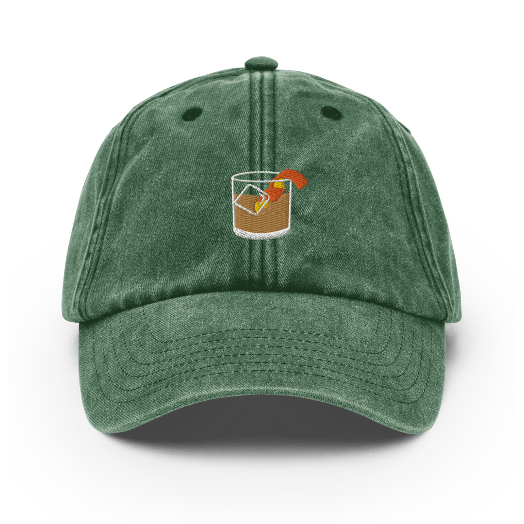 The Old Fashioned Glass Vintage Hat - Vintage Bottle Green - Cocktailored