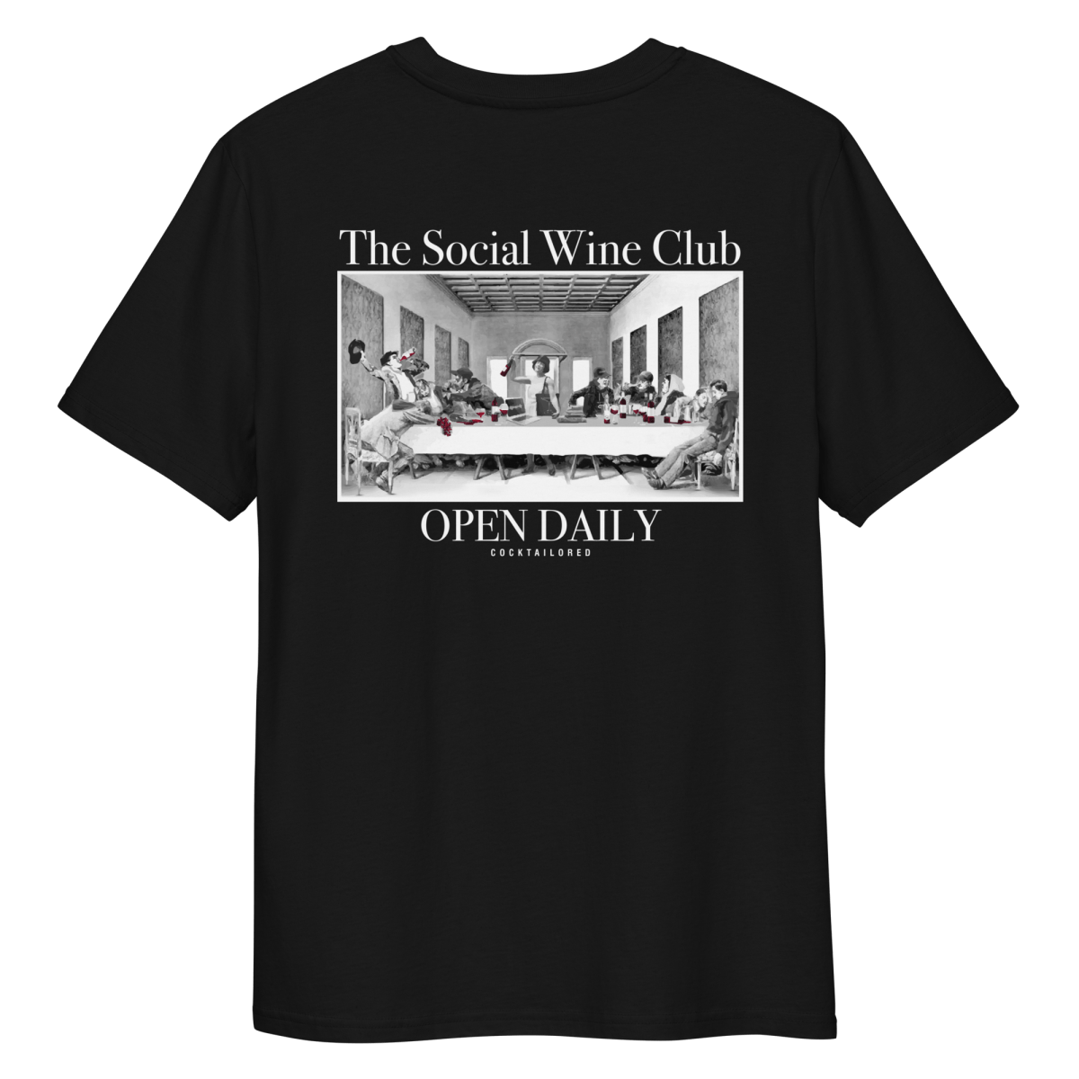 T-shirt organica Social Wine Club