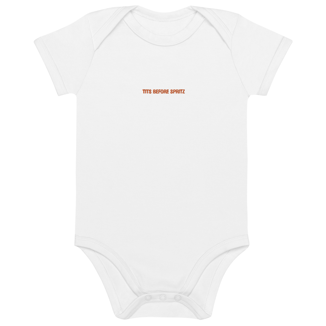 The Spritz Organic cotton baby bodysuit - White - Cocktailored