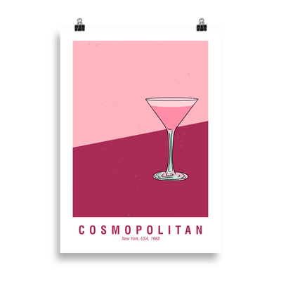 The Cosmopolitan Poster - 50x70 cm - - Cocktailored