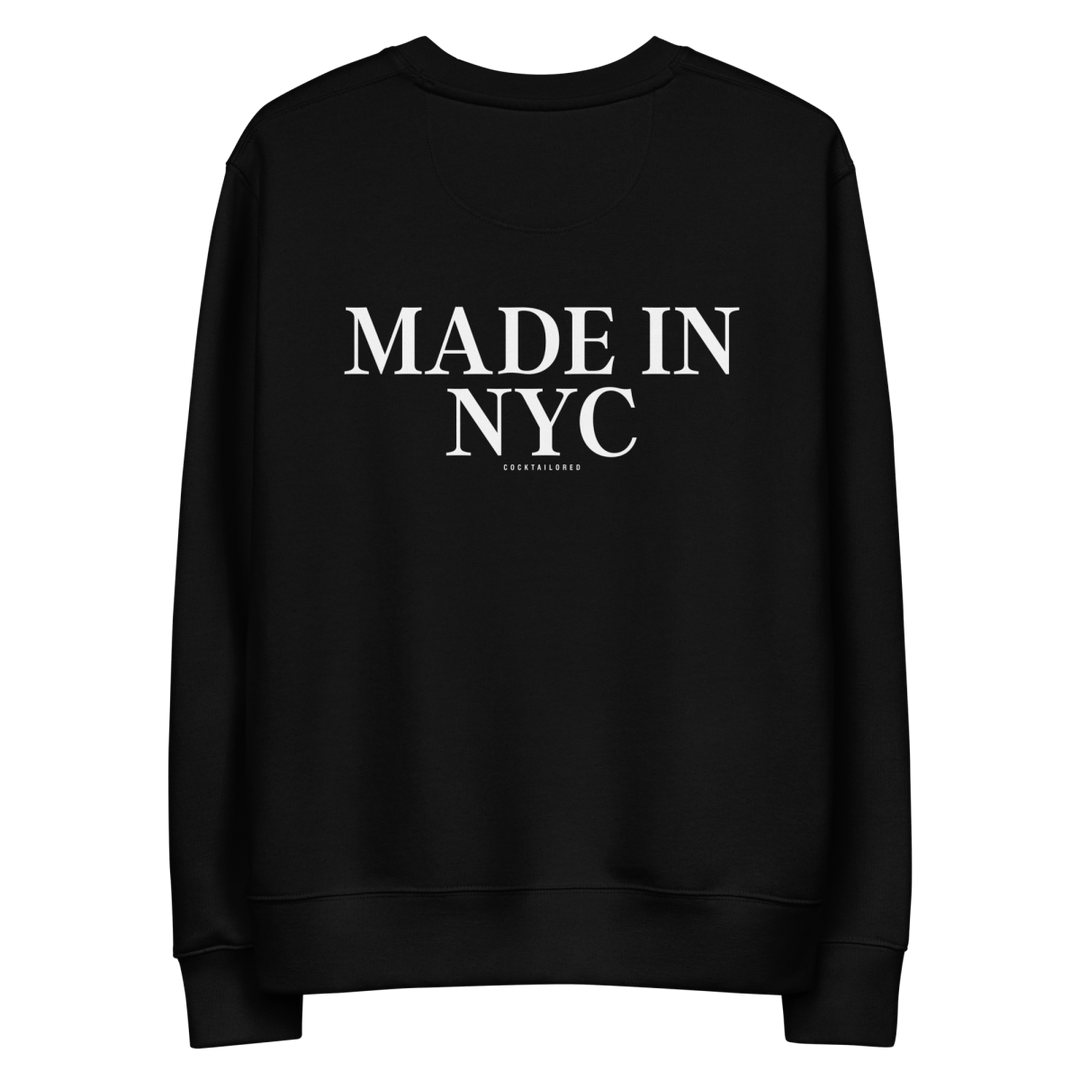 The Dry Martini "Made In" Eco Sweatshirt - Black - Cocktailored