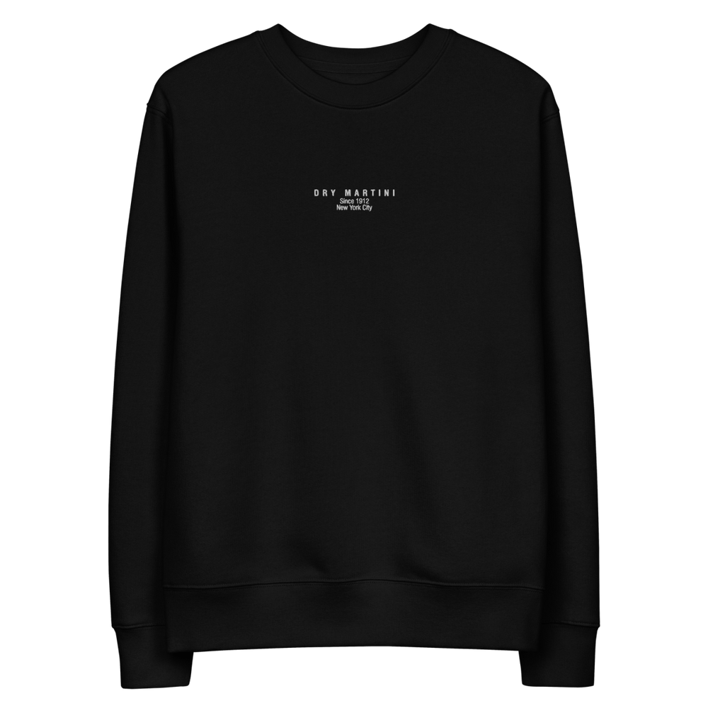 The Dry Martini "Made In" Eco Sweatshirt - Black - Cocktailored