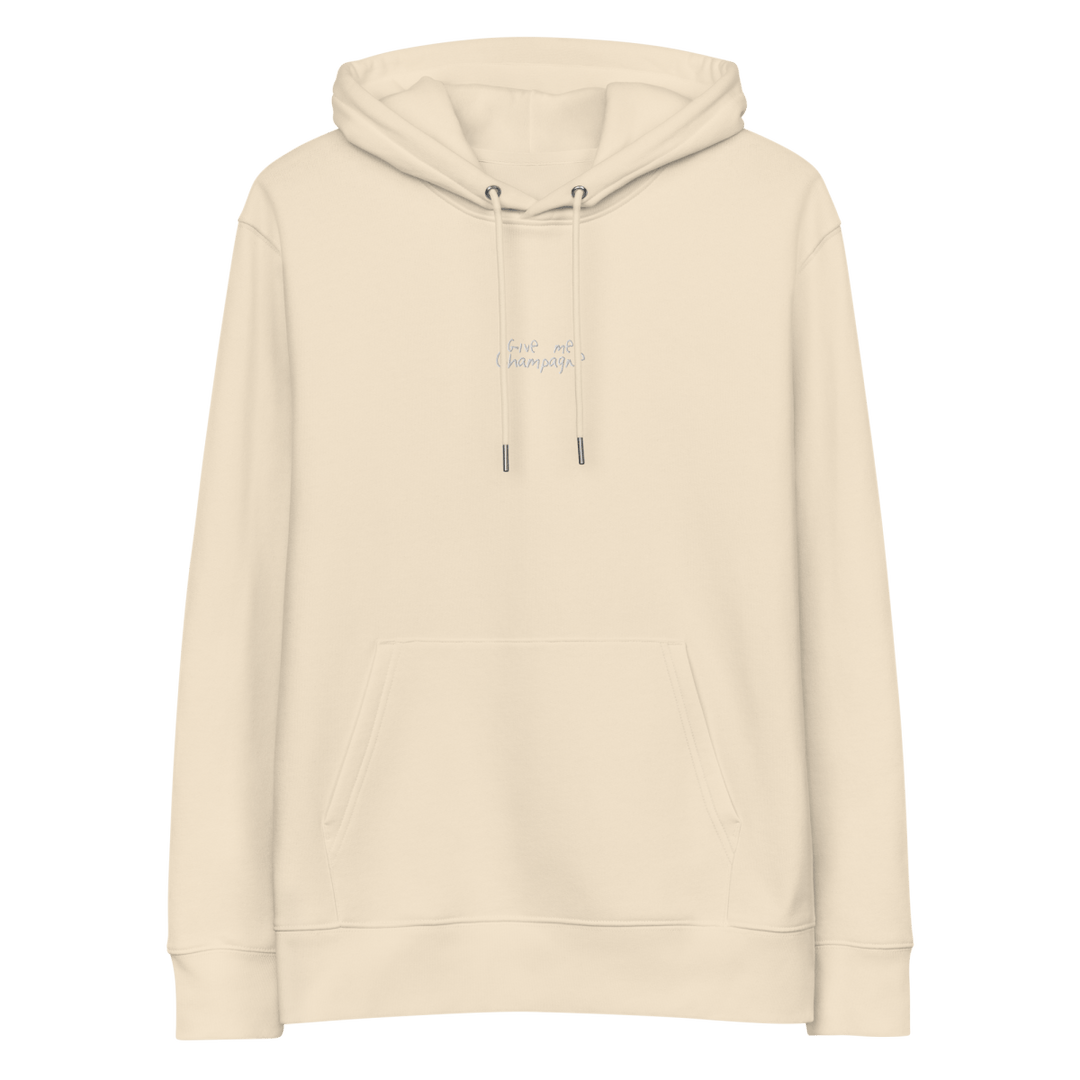 The Give Me Champagne eco hoodie - Desert Dust - Cocktailored