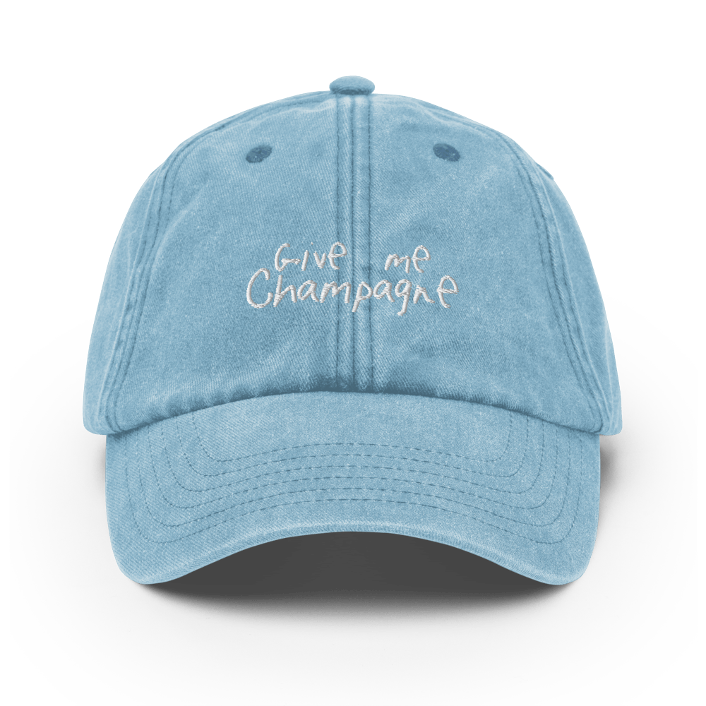 The Give Me Champagne Vintage Hat - OUTLET