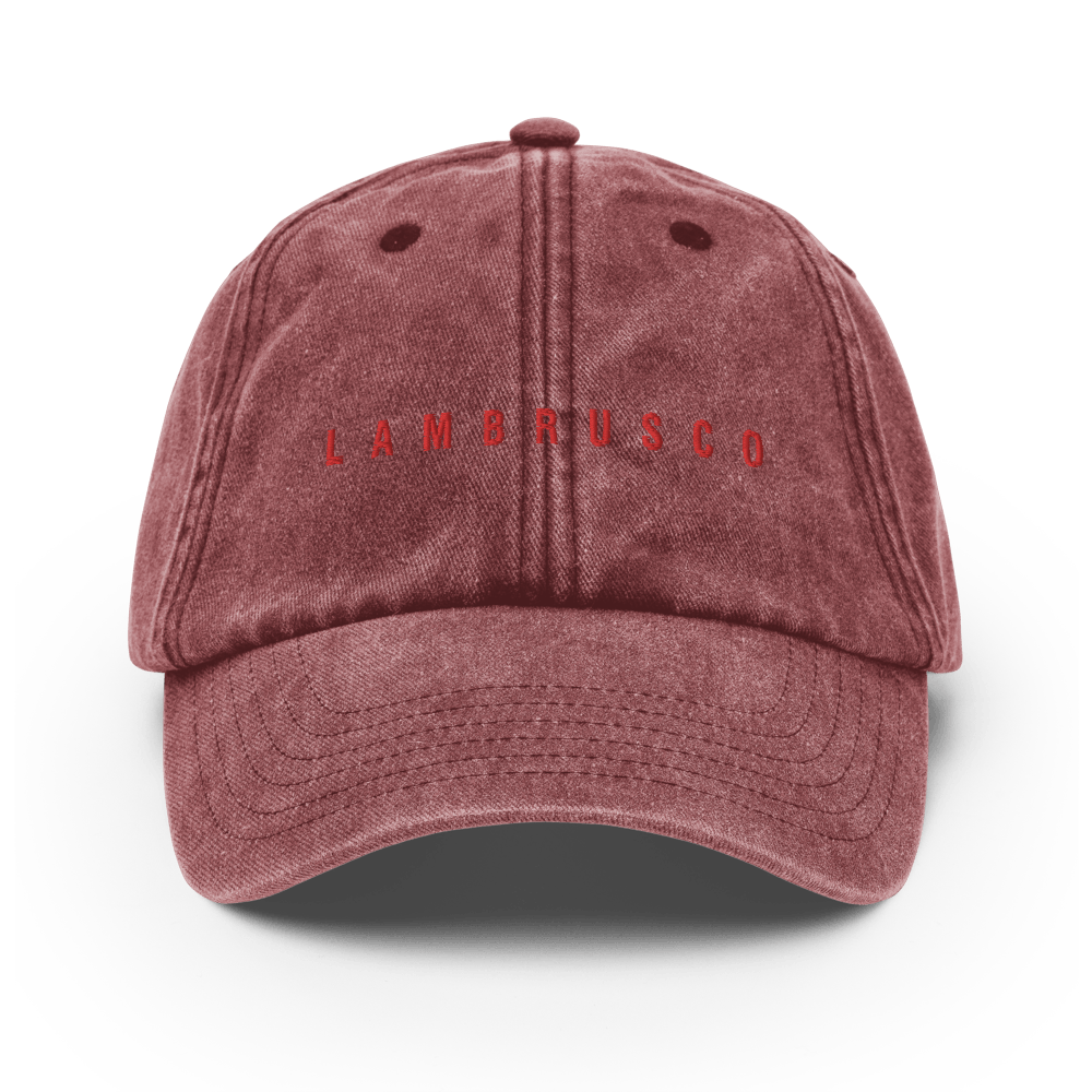 The Lambrusco Vintage Hat - Vintage Red - Cocktailored