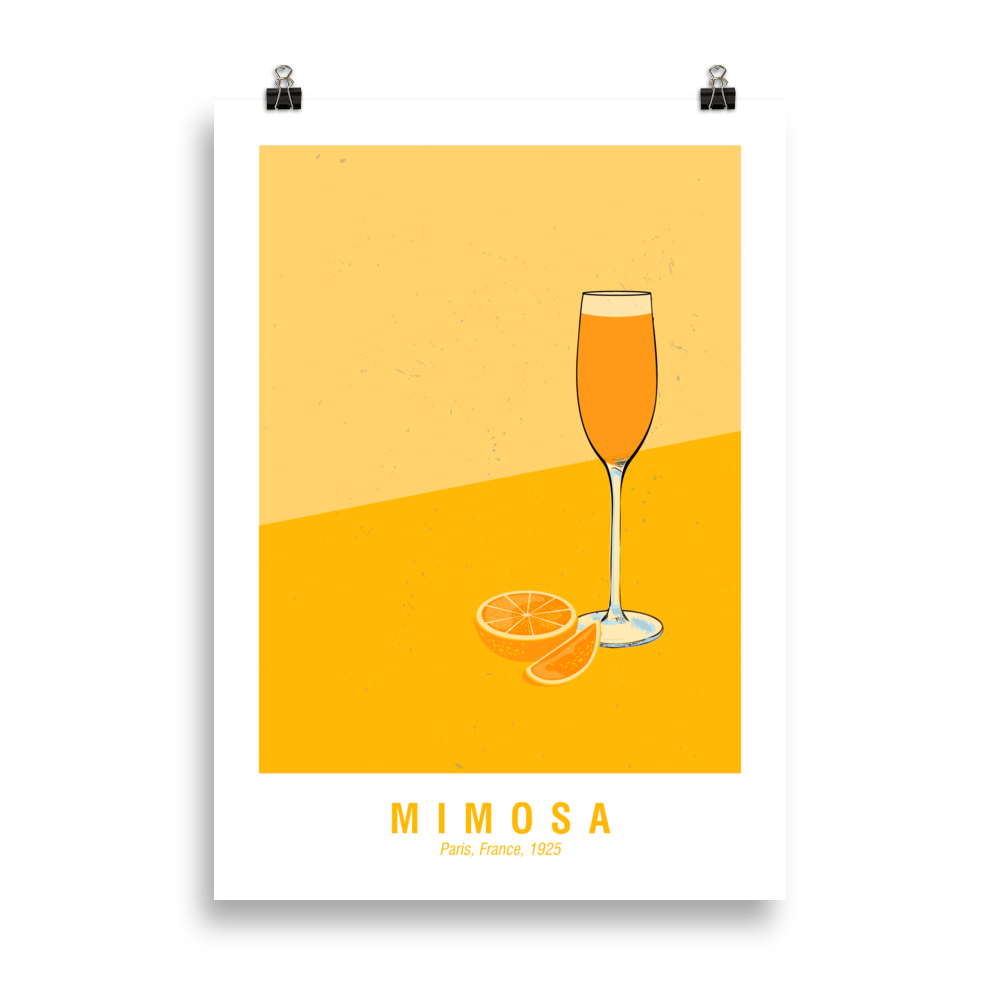 The Mimosa Poster - 50x70 cm - Cocktailored