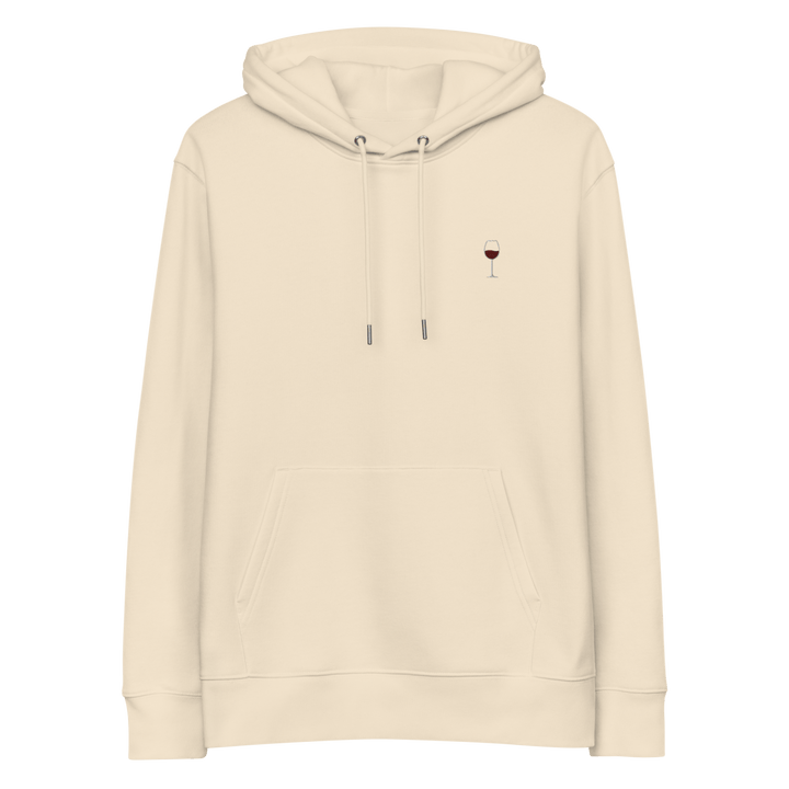 The Red Wine Glass eco hoodie - Desert Dust - Cocktailored